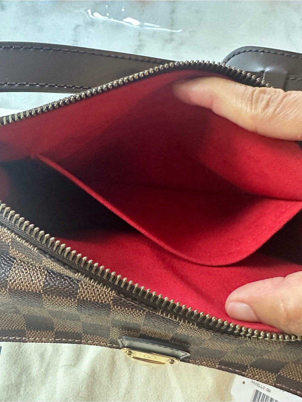 Louis Vuitton Ravello GM like new - Picture 9 of 11